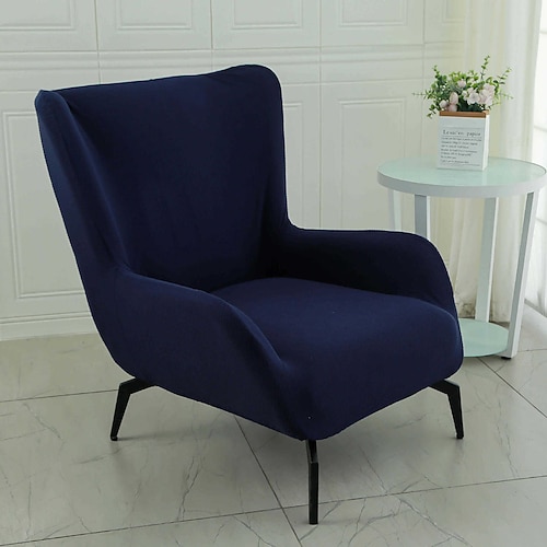Hochelastische Jacquard-Sesselbezüge mit hoher Rückenlehne, 1-teilig, moderner Sofabezug für Einzelsessel, waschbarer Möbelschutz für Wohnzimmer und Schlafzimmer Image