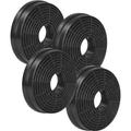 Vhbw - 4x filtro a carboni attivi compatibile con pkm 9041-60HBG, 9041-80HBG, ubh 6002-2 h, 9090-2