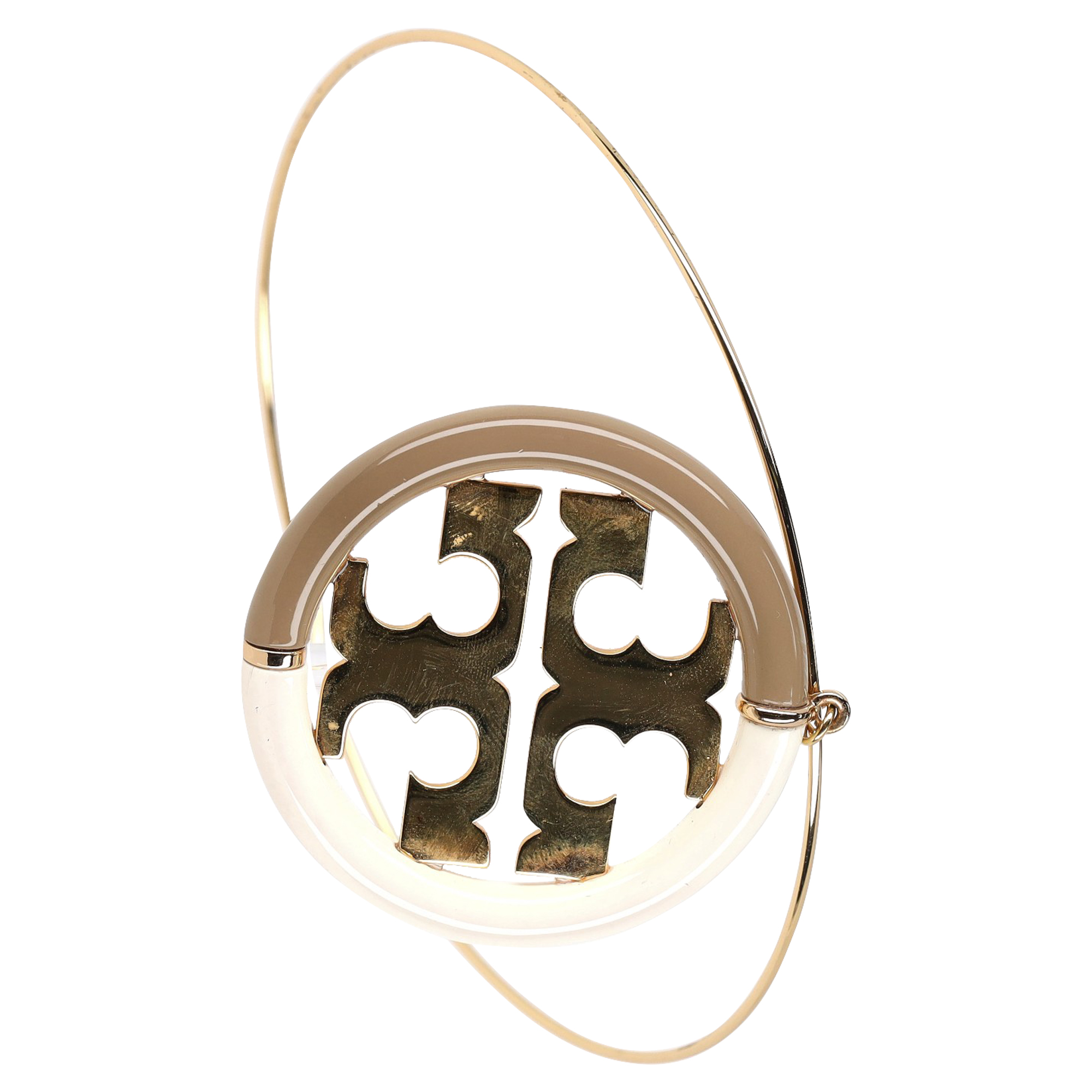 Tory Burch Pre-owned Womens Miller Enamel Necklace in Gold Brass - One Size | Tory Burch Pre-owned Sale | Discount Designer Brands