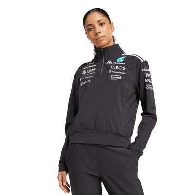 Mercedes AMG Petronas adidas F1 2025 Team 1/4 Zip - Schwarz - Damen Image