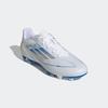Fußballschuh ADIDAS PERFORMANCE "F50 CLUB FG/MG", Gr. 48, weiß (cloud weiß, silber metallic, cloud weiß), Synthetik, sportlich, Schuhe