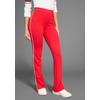 Jazzpants KANGAROOS, Damen, Gr. 42, N-Gr, rot (rot, weiß), Jersey, Obermaterial: 95% Baumwolle, 5% Elasthan, unifarben, unifarben mit Farbeinsatz, casual, bequem lang, Hosen, mit kontrastfarbenem Piping - NEUE KOLLEKTION