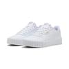 Sneaker PUMA "CARINA 3.0", Gr. 40,5, weiß (puma weiß, puma gold), sportlich, Schuhe