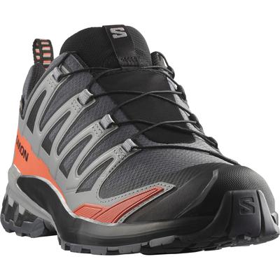 Trailrunningschuh SALOMON "XA PRO 3D V9 GTX", Gr. 44, turbulence, schwarz, burnt ochre, Synthetik, Textil, sportlich, Sc