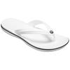Zehentrenner CROCS "Crocband™ Flip", Damen, Gr. 41, weiß, Croslite, sportlich, Schuhe, Badeschuh, Sommerschuh, Sandale mit Fußbett