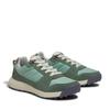 Sneaker TIMBERLAND "RETRO SWIFT LOW LACE UP SNEAKER", Gr. 37, lt grün woven, Leder, Textil, sportlich, Schuhe