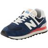 Sneaker NEW BALANCE "574", Gr. 39,5, navy 2, Leder, Synthetik, sportlich, Schuhe