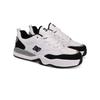 Skateschuh DC SHOES "DC Ascend S", Gr. 10,5(44), schwarz-weiß (weiß, schwarz, schwarz), Obermaterial: Leder (Kuh) / Futter: Textil / Außensohle: Gummi, Schuhe