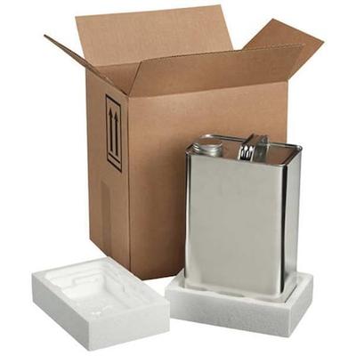POLAR TECH INDUSTRIES HAZ1043 - 4G Paint Can Shipper Kit, 2-1 Gallon Cans,