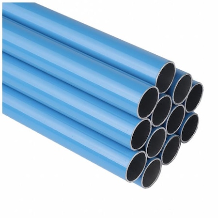 FASTPIPE F1863-12 Compressed Air Alum Pipe,3/4",Blue,PK12