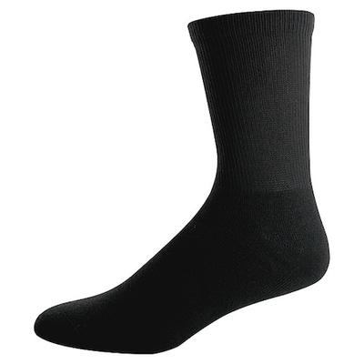 SOF SOLE 89252 SofSole Comfort Crew Sock,Blk,L,PK 6