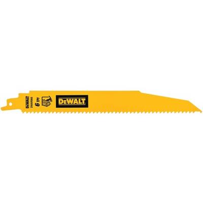 DEWALT DWAR966 Reciprocating Saw Blade, L:9, TPI:6, PK5, Tapered