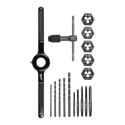 MILWAUKEE TOOL 49-22-5600 17PC SAE Tap and Die Set