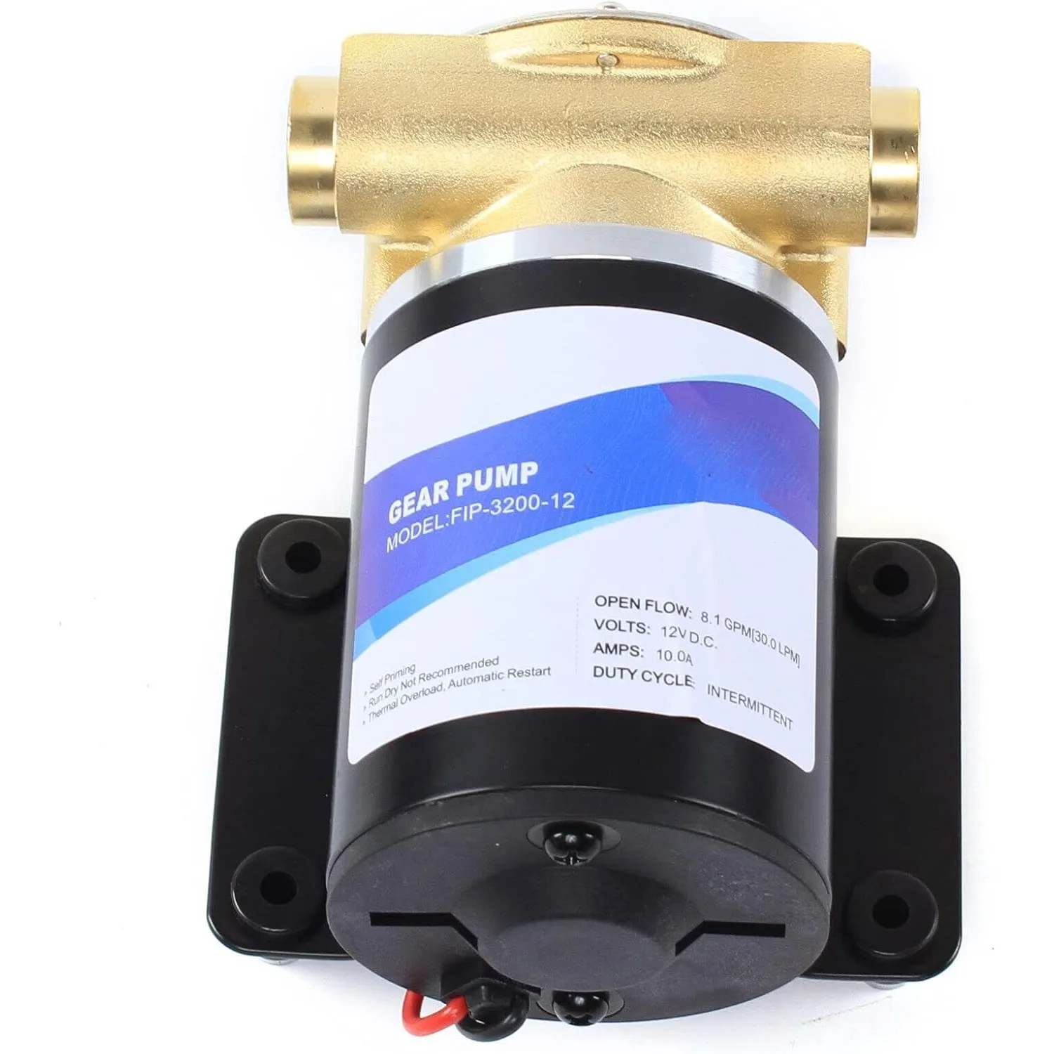 Pompa di sentina 12V Pompa di lavaggio del ponte autoadescante Pompa dell'acqua Pompa sommergibile Pompa a tubo profondo per yacht di navi Serbatoi d'acqua a bordo