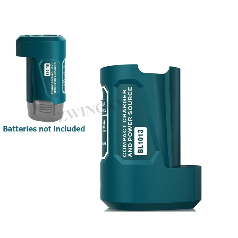 USB-Stromquelle-Ladegerät-Adapter für Makita 10,8 V-12 V Lithium-Akku-Ladeanschluss für beheizte Jacken für BL1013 BL1014 Akku Image