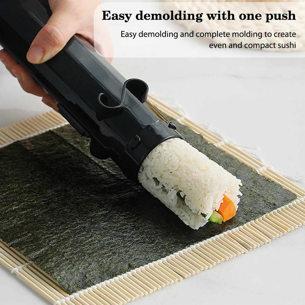 Japanisches Essen Sushi Hersteller Roller Reis Ball Schimmel Fleisch Rollen Gadget DIY Zylinder Sushi Herstellung Maschine Küche Bento Zubehör Image