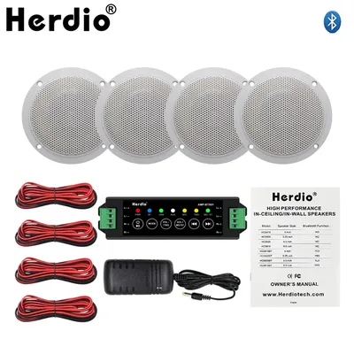Der wasserdichte Bluetooth-Deckenlautsprecher Herdio 4'' 320W ist für ATV UTV SPA UV-beständige Image