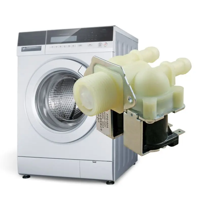 Ingresso acqua per lavatrice per valvola Sostituzione lavatrice Universale Doppio ingresso acqua per lavatrice per Dropshipping