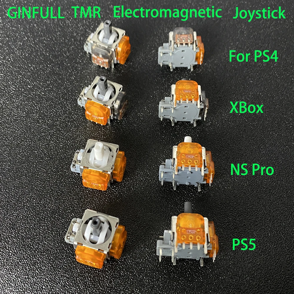 2PCS TMR Elektromagnetische Joystick Für PS4 für Xbox One Serie Schalter Pro für PS5 Controller 3D Analog Rocker Thumbstick Image