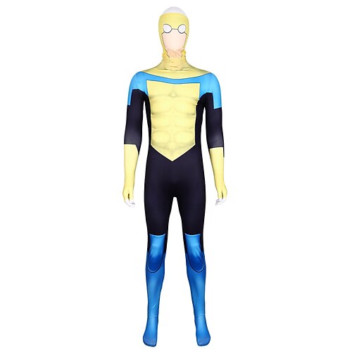 Invinciboy Cosplay Cosplay Kostüm Overall Cosplay for Jungen Kinder Erwachsene Karneval Maskerade Veranstaltung / Fest Maskerade Image