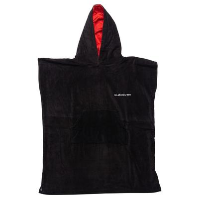 Badeponcho QUIKSILVER "Hoody Towel", Damen, schwarz (jet schwarz), [Hauptstoff] 100% Baumwolle, Hausmäntel