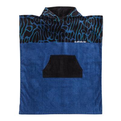 Badeponcho QUIKSILVER "Hoody Towel", Damen, blau (estate blau), [Hauptstoff] 100% Baumwolle, Hausmäntel