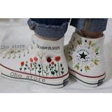 Bestickte Sneakers / Sneakers mit Blume / bestickte Schuhe / bestickte Sneakers / Bestickte Sneakers / bestickte Sneakers