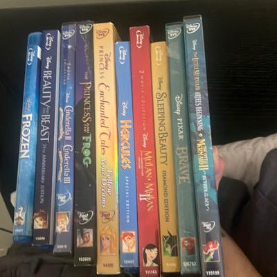 Disney Media | Disney Blue And Purple Dvd And Blu-Ray Collection | Color: Blue/Purple | Size: Os