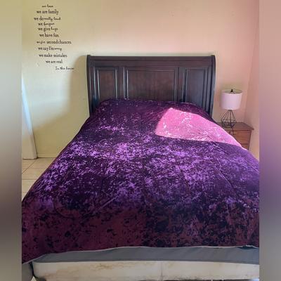 Urban Outfitters Bedding | Empire Home Pintuck Comforter Set With 2 Pillow Shams - Purple Color | Color: Purple | Size: Queen