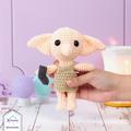 Elfe Dobby häkeln Plüsch, HP Zauberer - 5 in/13 cm - gehäkelt handmade Amigurumi