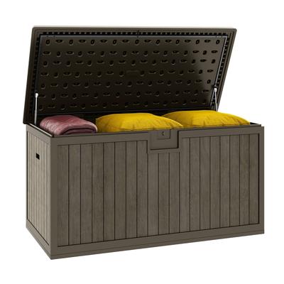 Moasis 150/230 Gallon Water Resistant Resin Lockable Deck Box