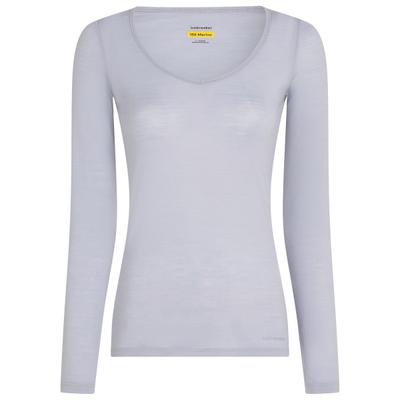 Icebreaker - Women's Siren L/S Sweetheart - Merinounterwäsche Gr XS grau