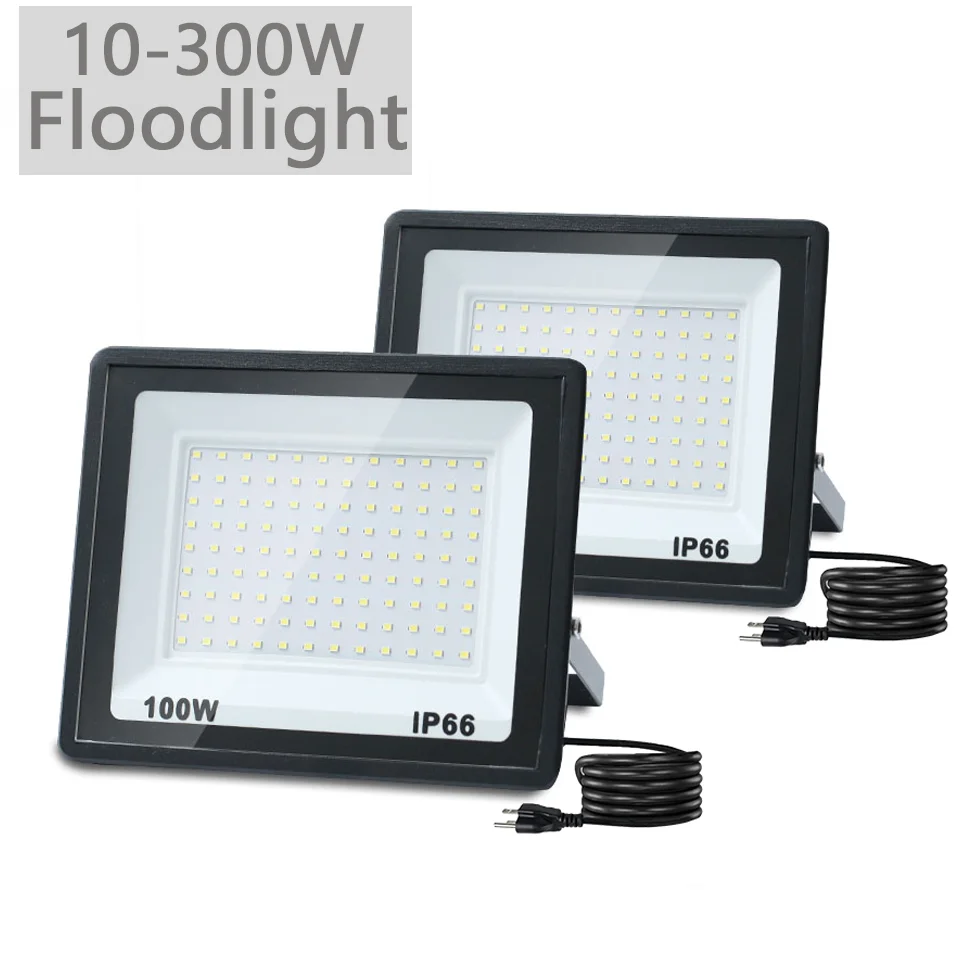 LED-Flutlicht 10W 20W 30W 50W 150W 200W W AC110 Reflektor Außen scheinwerfer Straßen laterne LED Außenwand leuchte für den Garten Image