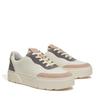 Sneaker TIMBERLAND "LAUREL COURT LOW LACE UP SNEAKER", Gr. 38, nat lthr dk gry, Leder, Synthetik, sportlich, Schuhe