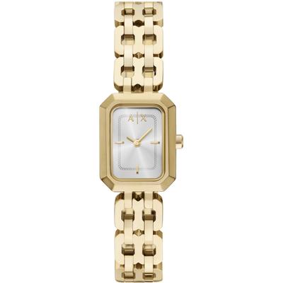 Quarzuhr ARMANI EXCHANGE, goldfarben, Armbanduhren, Damen, Armbanduhr, Damenuhr, Edelstahlarmband, analog Image
