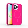 STUPENDO! Custodia MagSafe in silicone rosa neon per iPhone - Custodia per iPhone 15, Custodia per iPhone 12 13 14, Custodia per iPhone 13 Pro Custodi