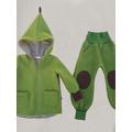 Set Walker // Giacca Walker o cappotto Walker e pantaloni Walker Bloomers lana vergine verde-oliva-marrone
