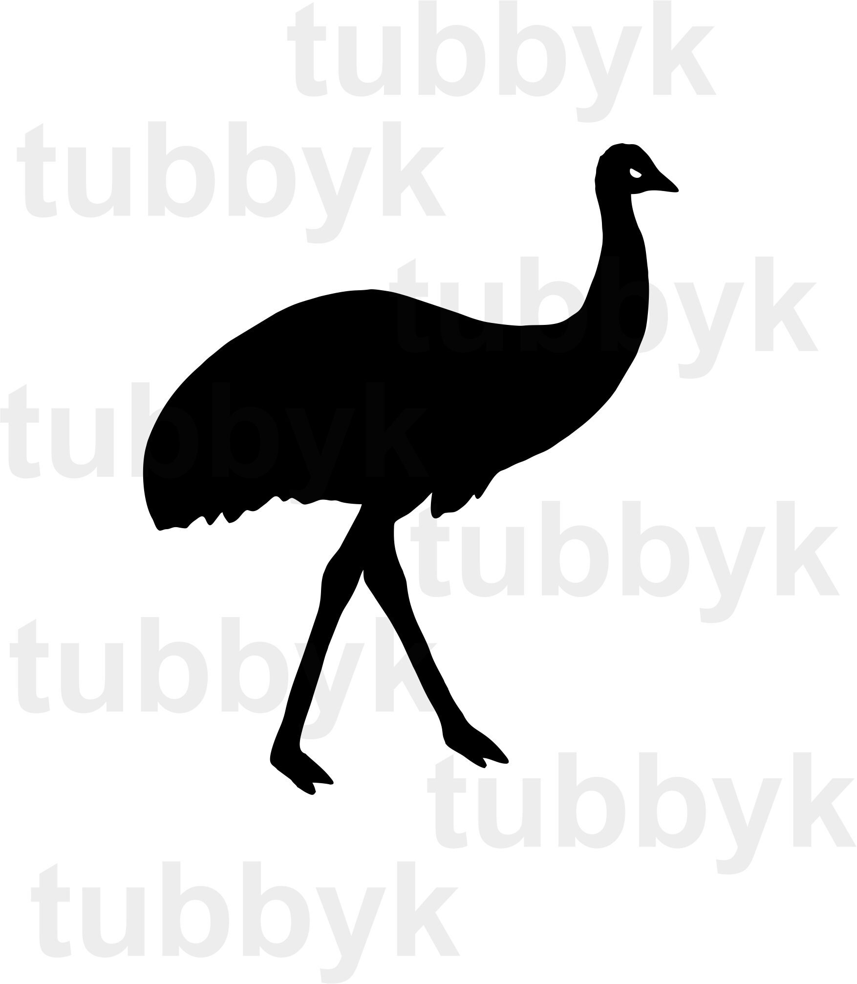 Emu SVG, File SVG, Silhouette, Cricut, File di taglio, SVG, Australia SVG, Aussie SVG, File digitale, File di taglio, Vettore, Scrapbooking
