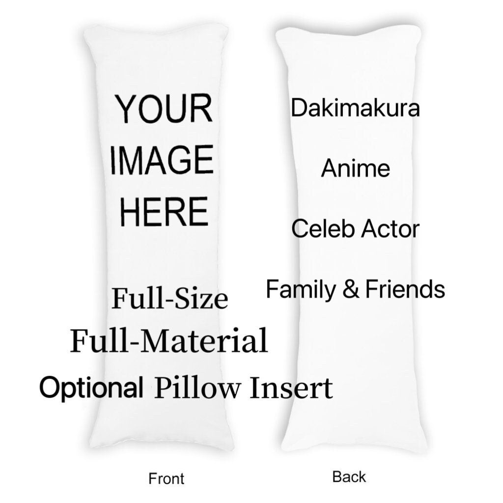Federa per cuscino personalizzata, Dakimakura personalizzata, Federa per cuscino anime, Federa per cuscino di attori famosi, Regali fotografici person