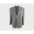 MISSONI Giacca da uomo in lino vintage Giacca in tweed di seta e lana Giacca con spalline Giacca sportiva di design italiano anni '80 Uomo / EU 52 XL