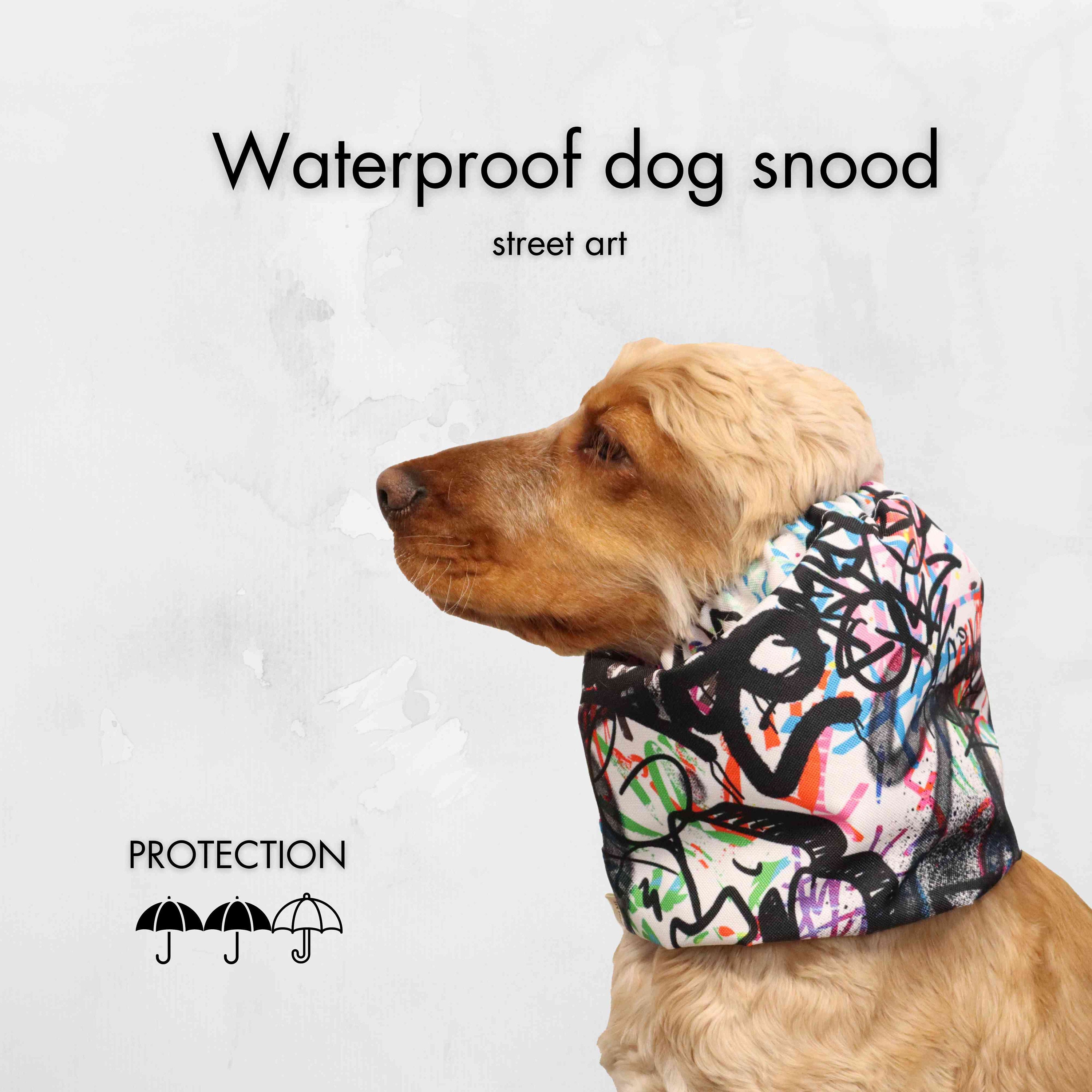 Snood impermeabile per cani/Snood per Cocker Spaniel/Snood per Basset Hound/Snood per Cavalier/Snood per orecchie per cani/Snood per levriero afgano/S