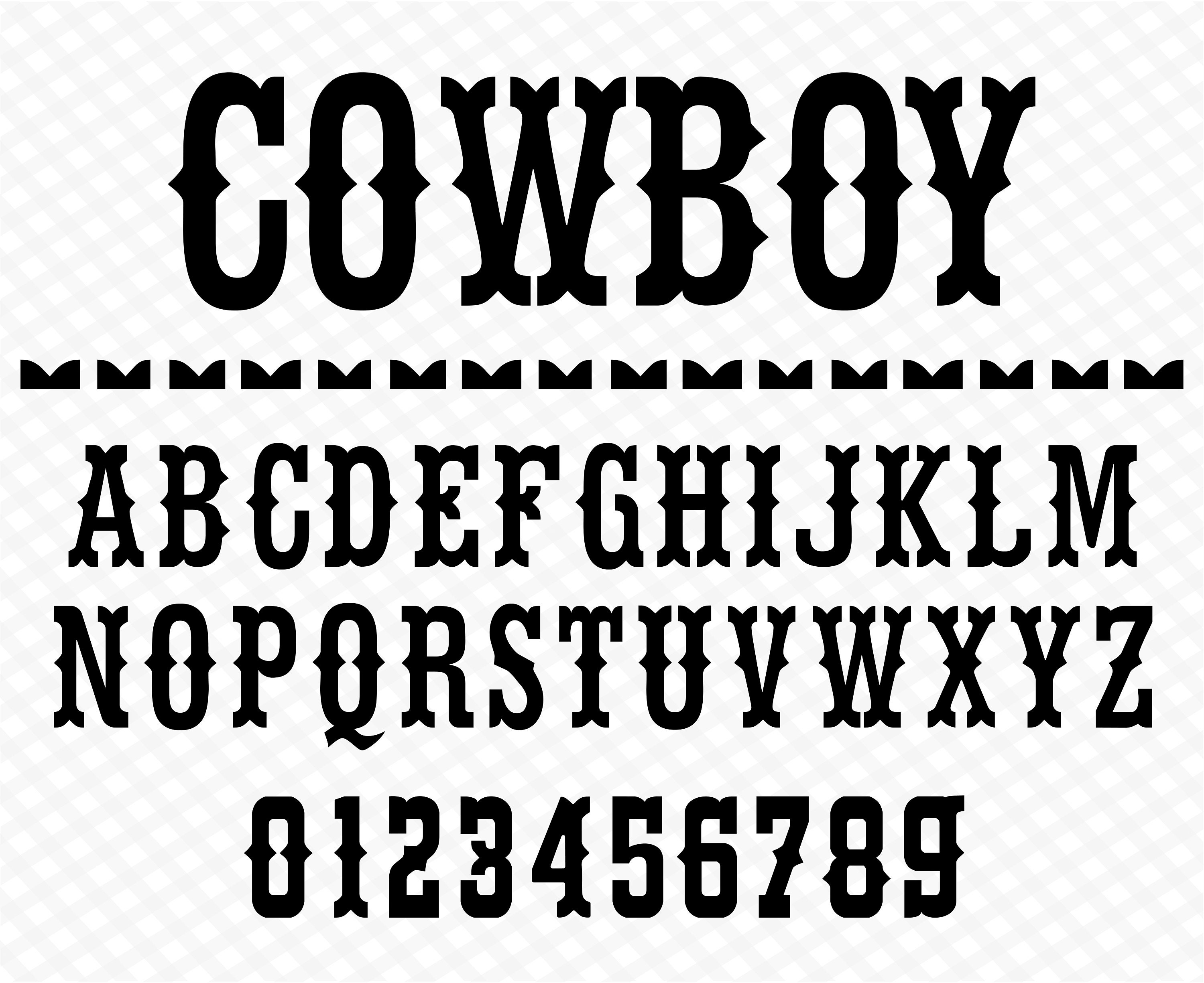 Cowboy Font Ttf Cowboy Font Svg Cowboy Western Font Wild West Font Old West Font Western Font Styles Country Font Farmhouse Font Cricut Font
