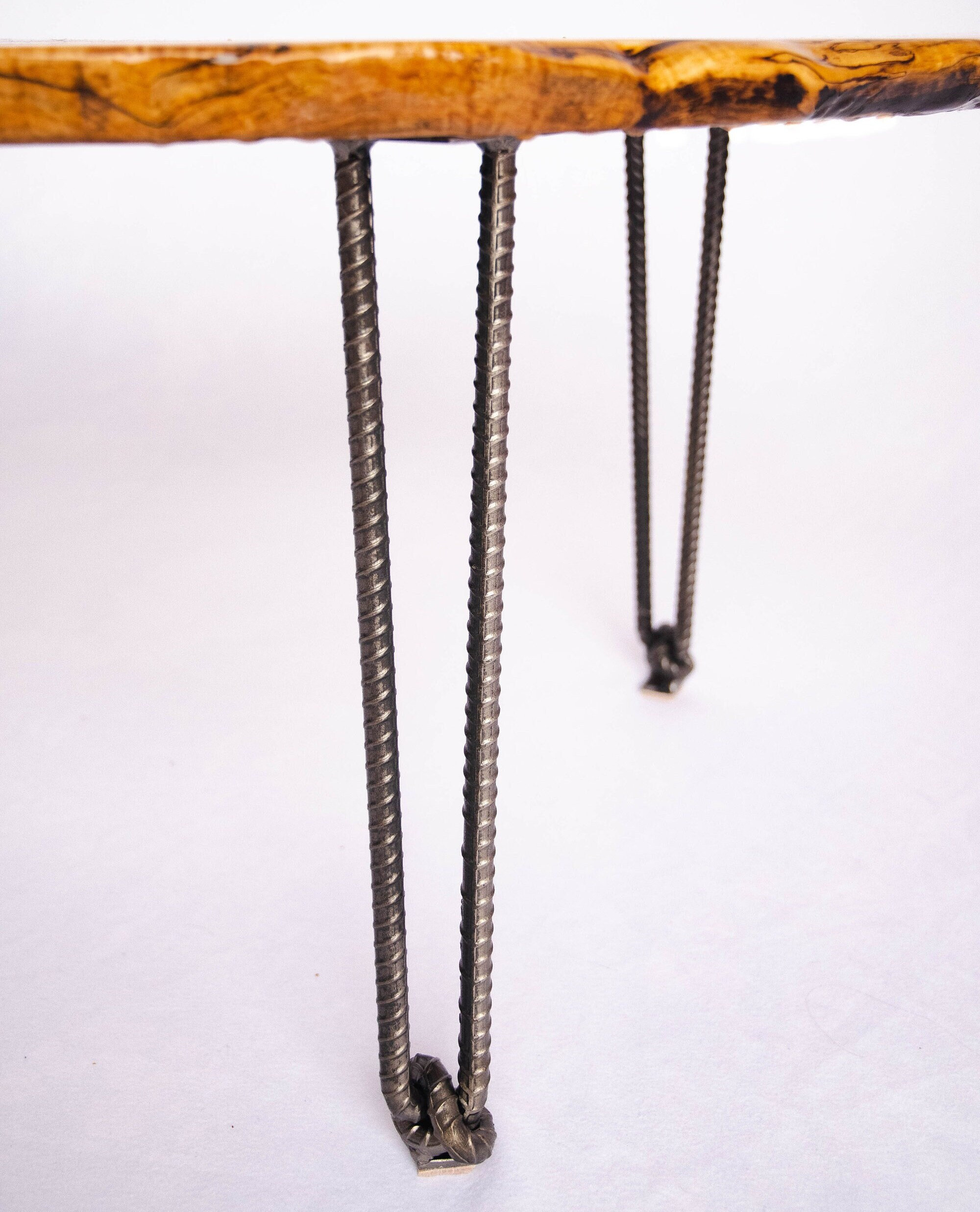Rebar Hair Pin Leg Set di 4 - Nodo singolo - Gambe da tavolo da caffè, Gambe da tavolo in metallo, Gambe da panca, Gambe da scrivania, Gambe da tavolo