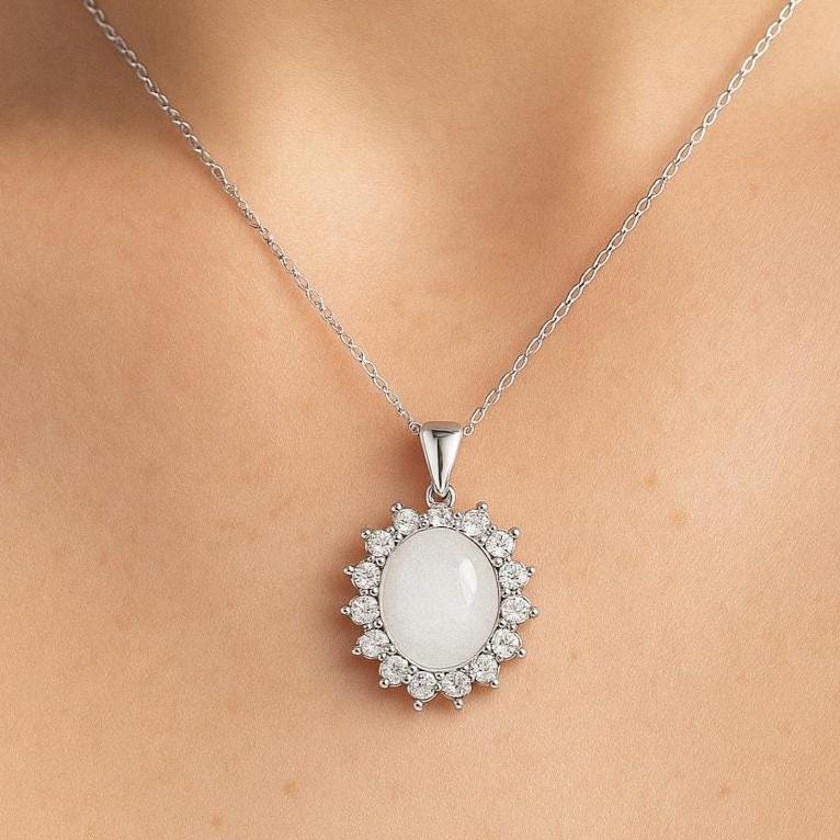 Set di anello e collana per latte materno, kit fai da te per gioielli con latte materno, ricordo in argento sterling per latte materno, regalo per Nat