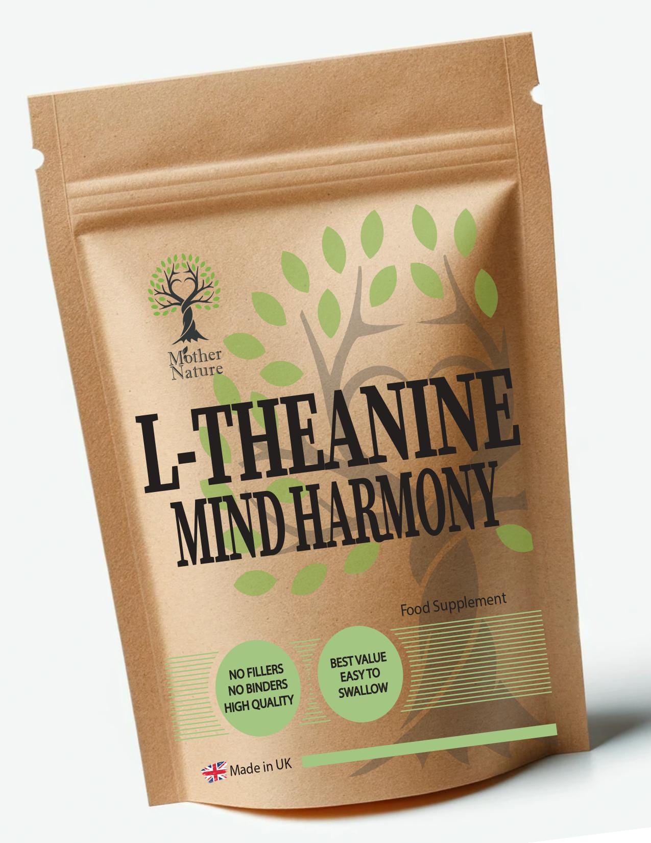 Capsule di L-teanina da 400 mg: integratore vegano per l'armonia della mente