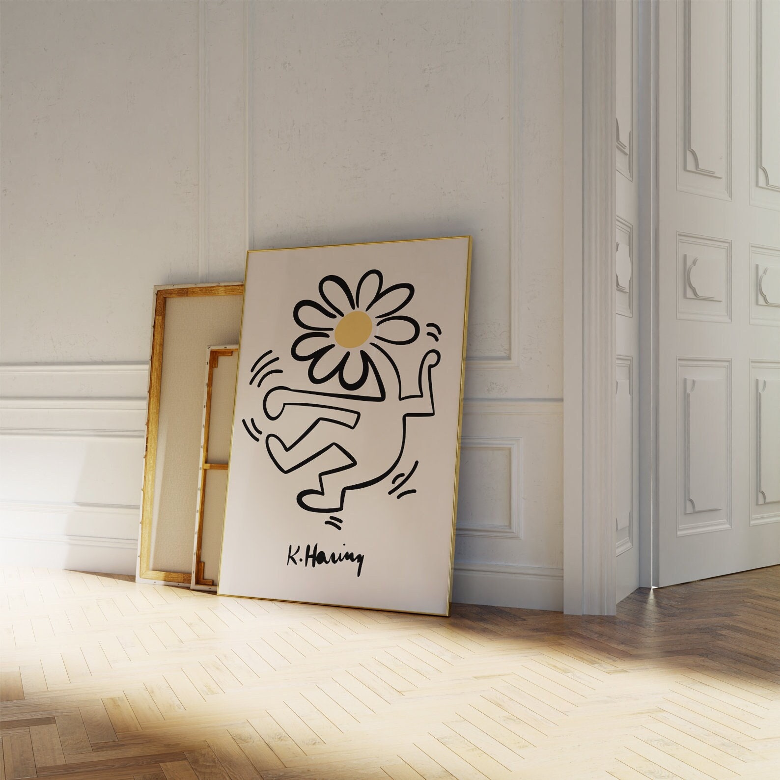 Poster di Keith Haring, Stampa di Keith Haring, Poster di mostre, Arte murale, Artisti famosi, Arte murale per il soggiorno, Stampe di Keith Haring b3