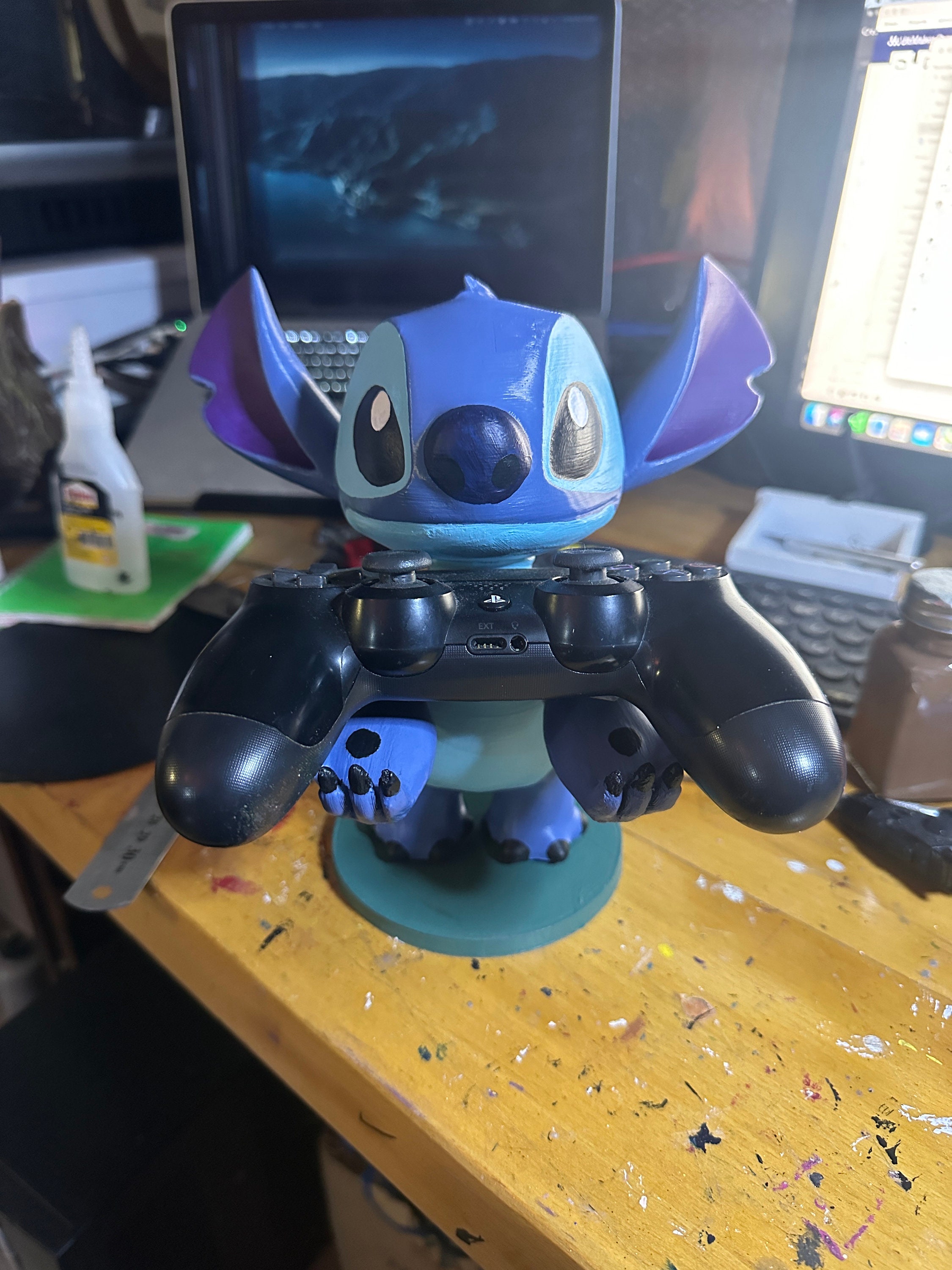 Punto, Supporto per telefono, Supporto per joystick, Supporto per controller, Decorazione per la stanza, Decorazione per l'ufficio, Gamer, Supporto pe