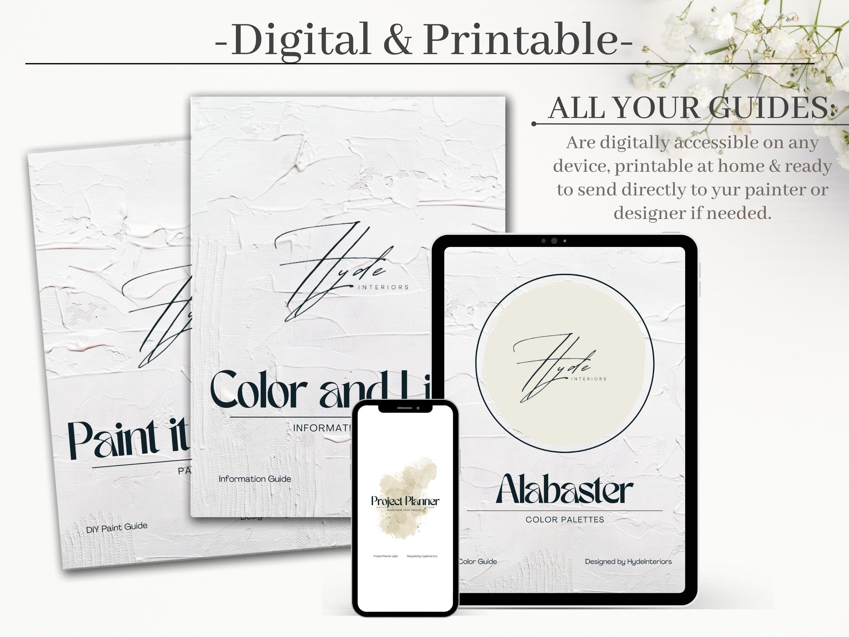 Sherwin-Williams Colors Alabaster, vernice colorata Sherwin Williams per tutta la casa, tavolozza di colori di design, bianco dal design accogliente
