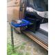 Scatola per scarpe con installazione completa, supporto per gambe, tavolino per VW California Beach, Multivan T5 T6 T6.1 Porta scorrevole lato destro