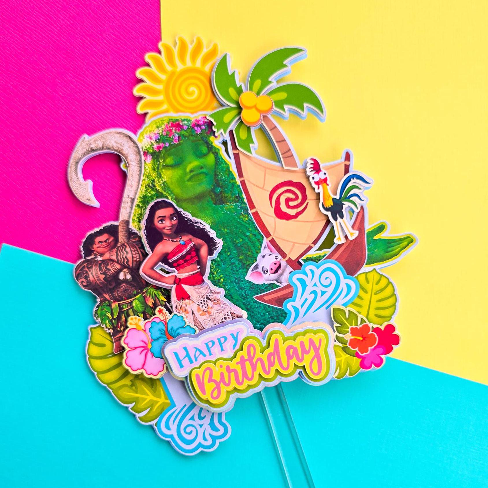 topper per torta moana, topper per torta baby moana, topper per torta di compleanno moana, topper moana, torta moana, topper per cupcake moana, topper